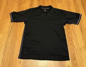 Vintage Men's Nike Size M Center Swish V Neck Dri Fit Jersey